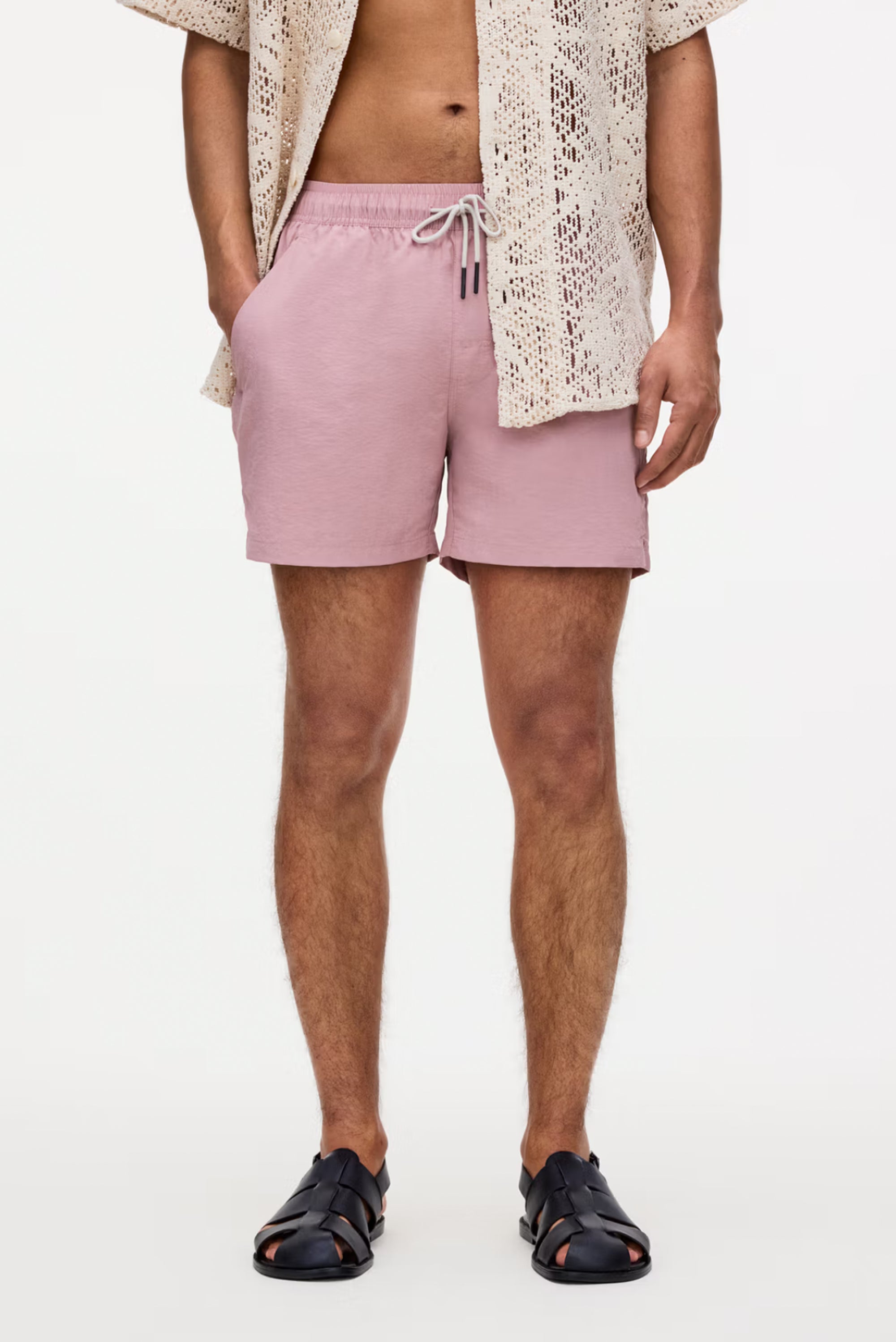 OAS Nylon Swim Shorts - Blush
