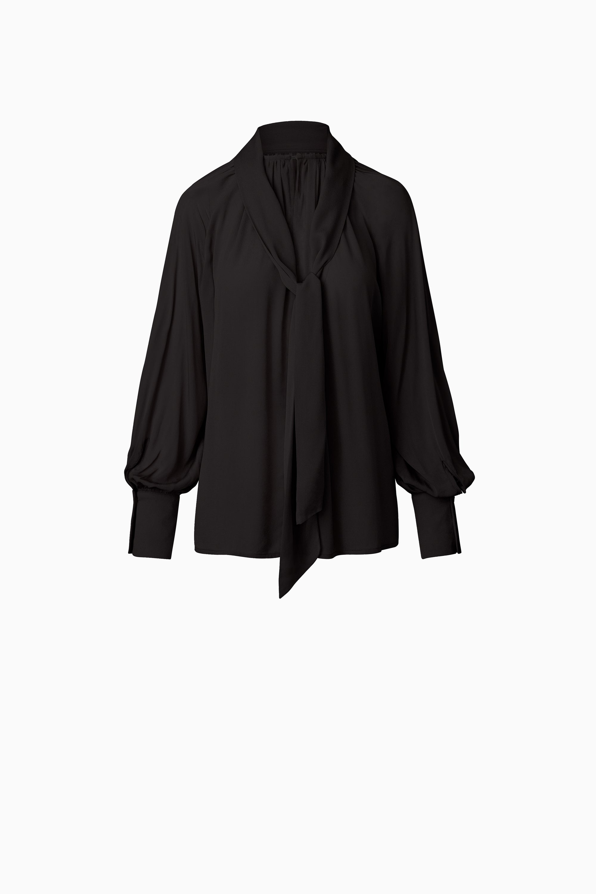 ON PARKS Camille Blouse - Black Sheer