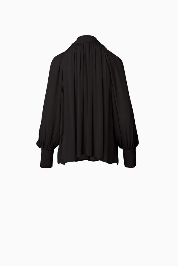 ON PARKS Camille Blouse - Black Sheer