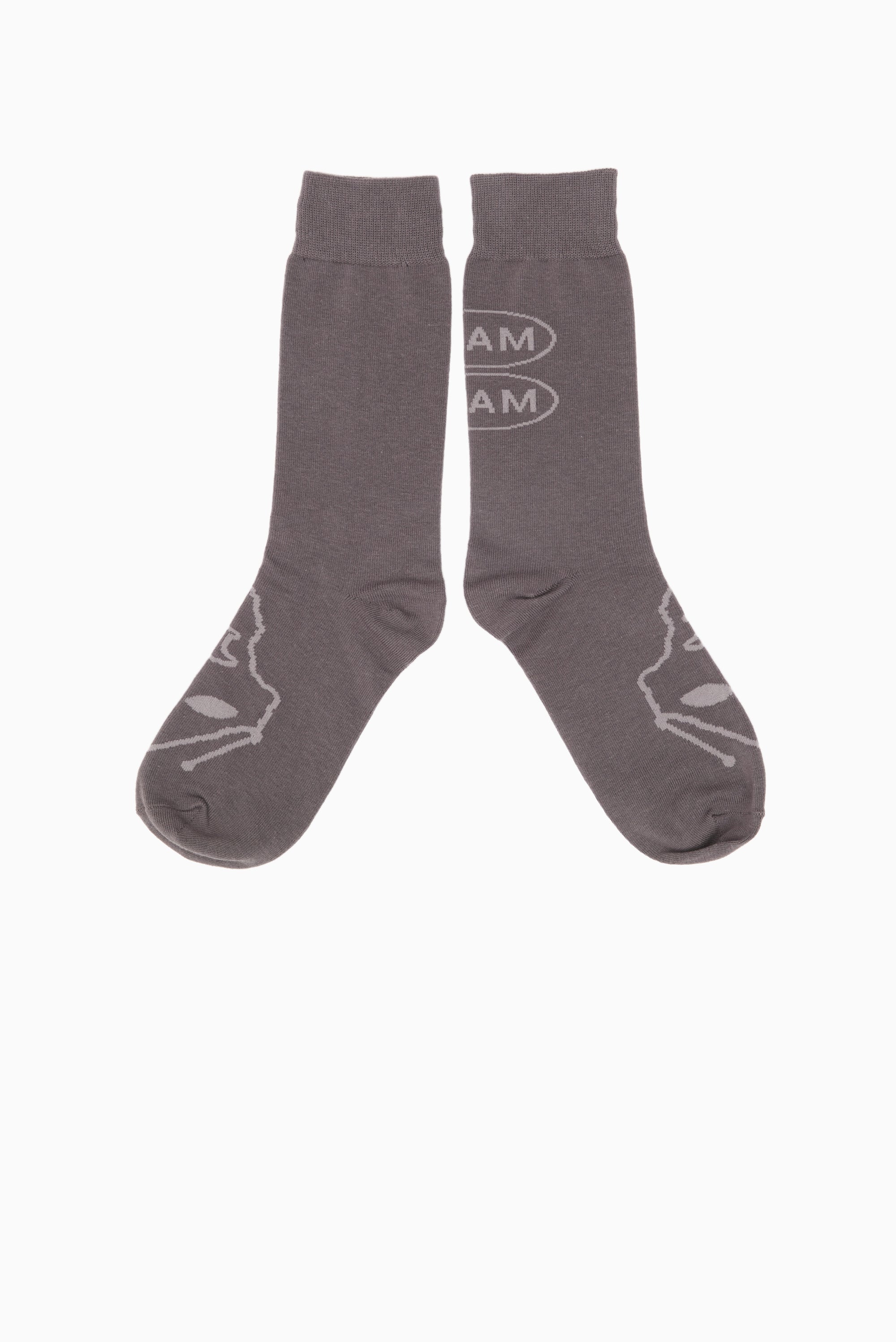 P.A.M. BFF Socks - Charcoal