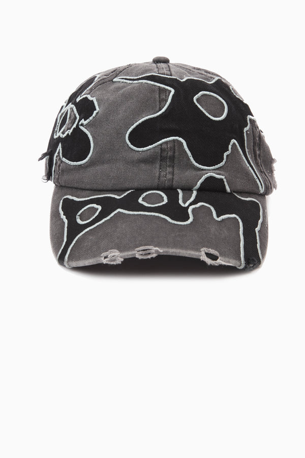 P.A.M Locke Denim Applique Baseball Cap