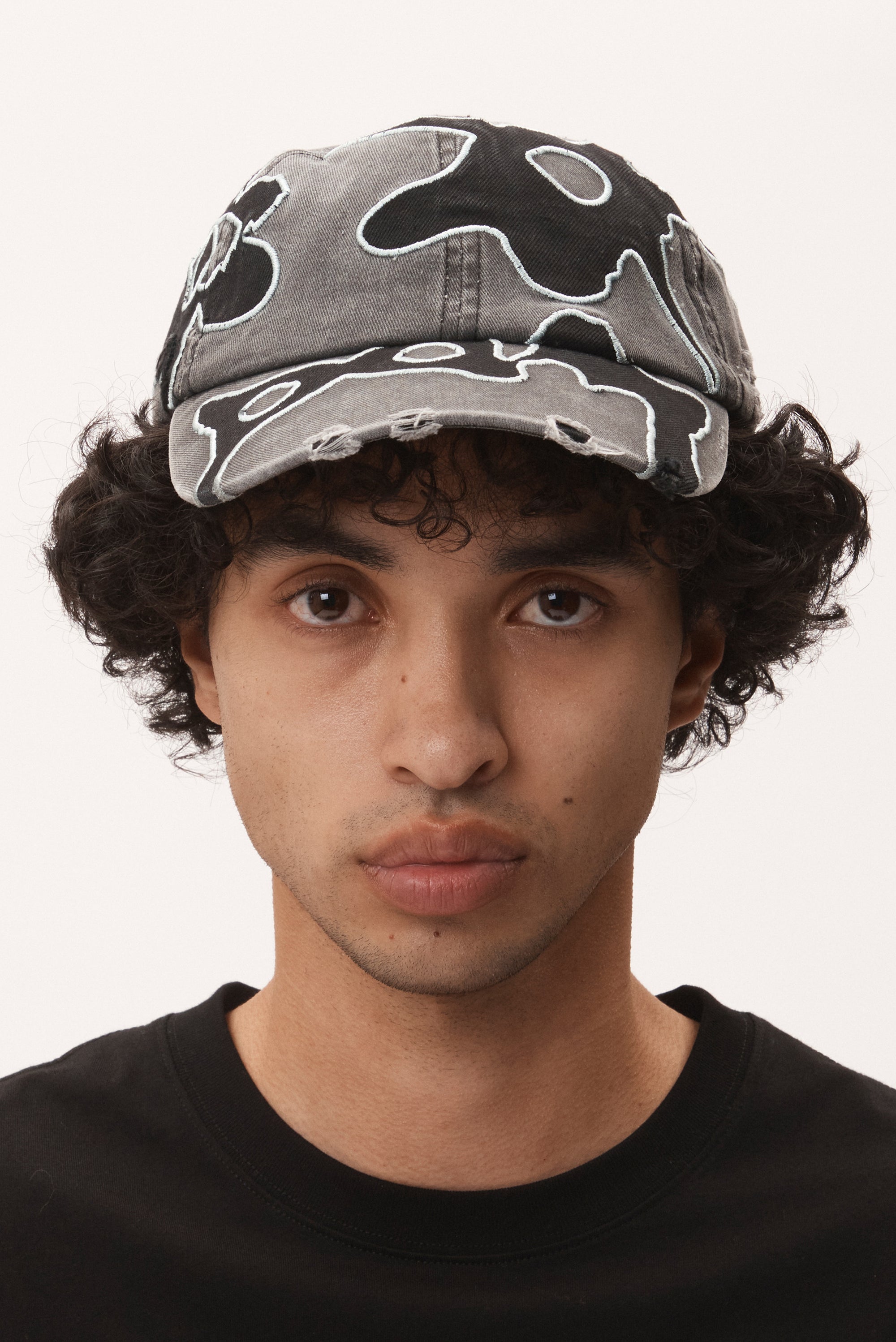 P.A.M Locke Denim Applique Baseball Cap