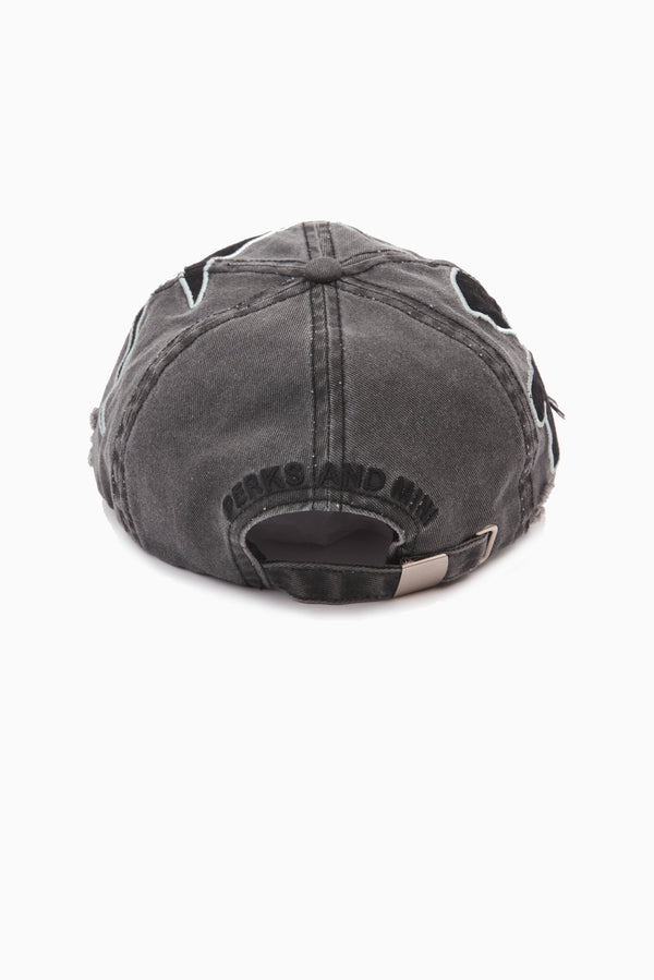P.A.M Locke Denim Applique Baseball Cap
