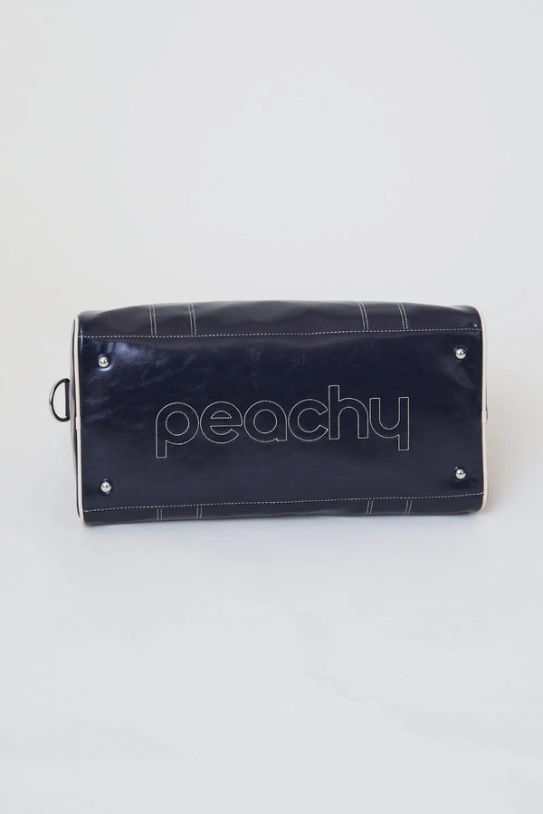 PEACHY DEN Bowler Bag - Blueberry
