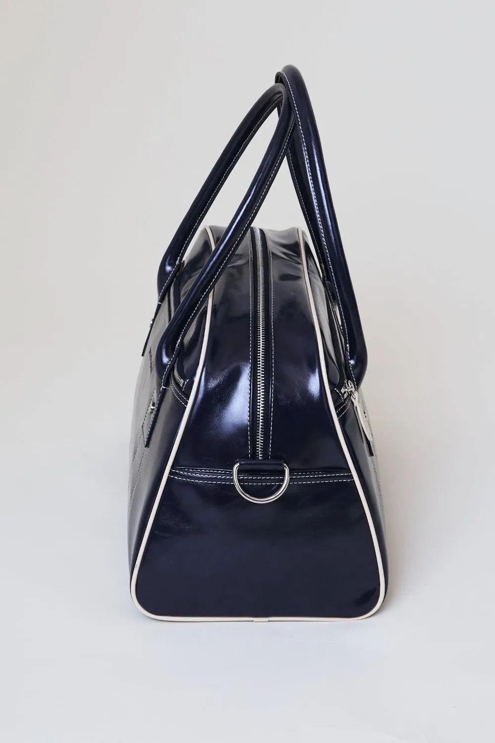 PEACHY DEN Bowler Bag - Blueberry