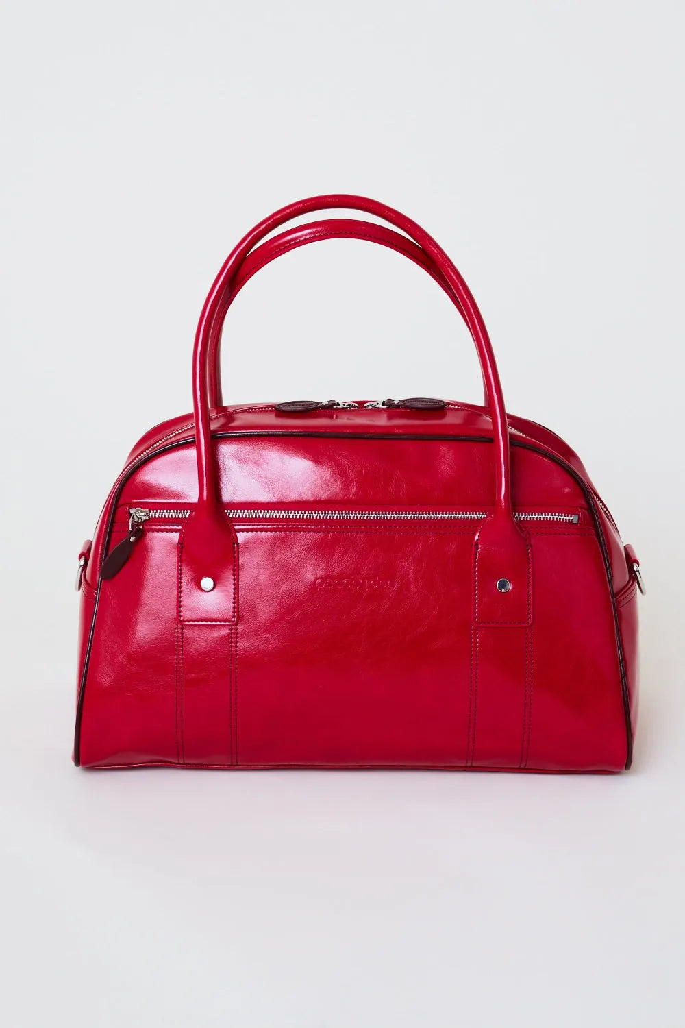 PEACHY DEN Bowler Bag - Tomato