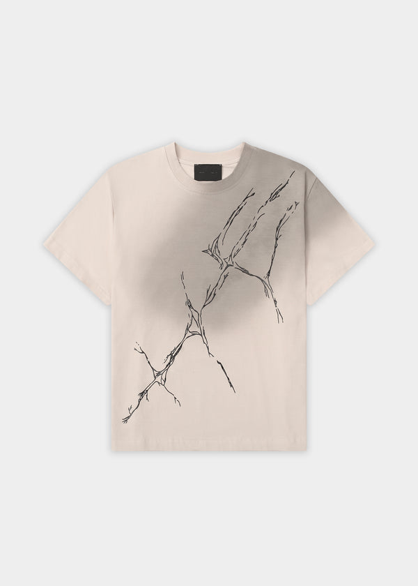 HELIOT EMIL Fluxus Tee - Stone