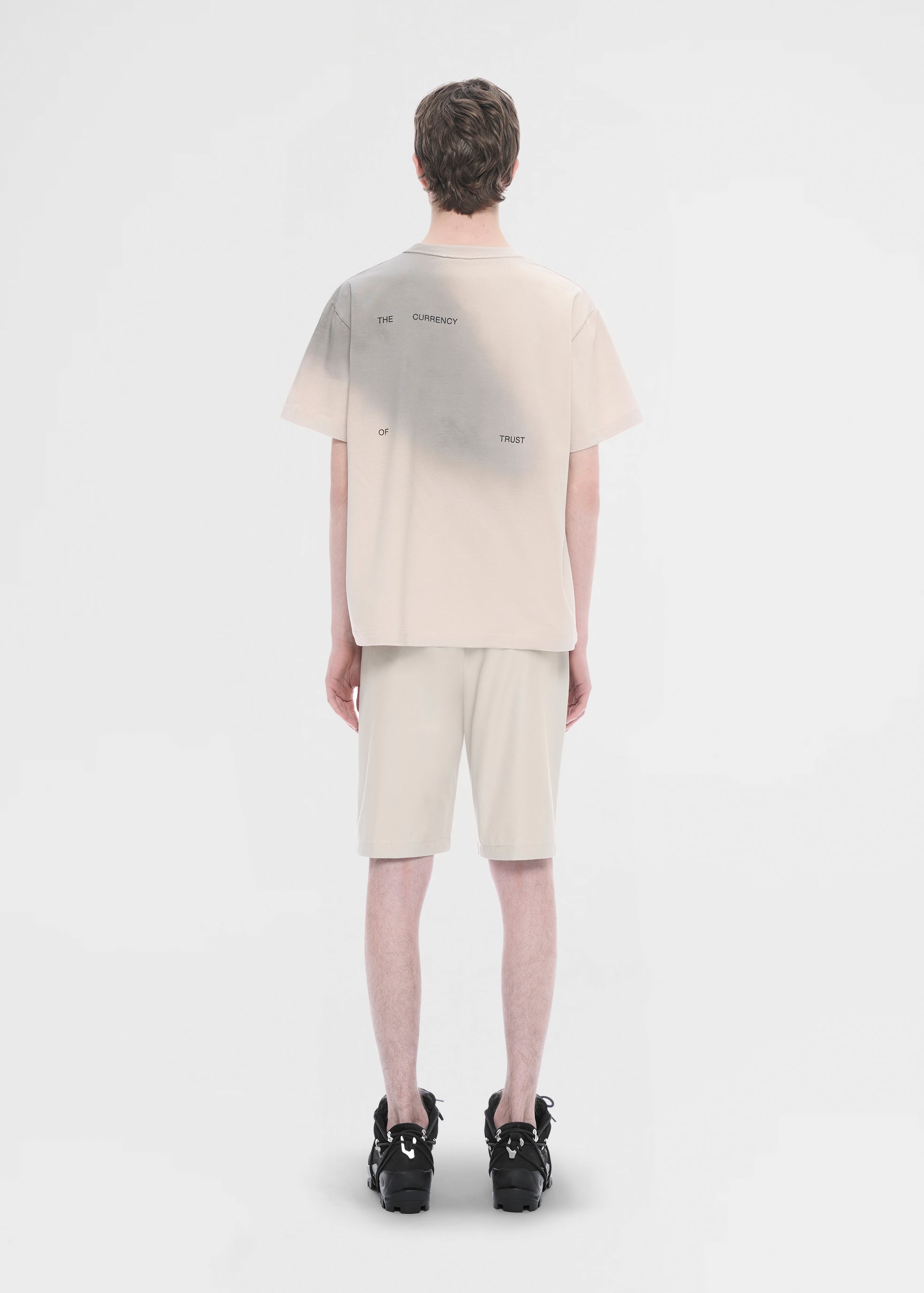 HELIOT EMIL Fluxus Tee - Stone
