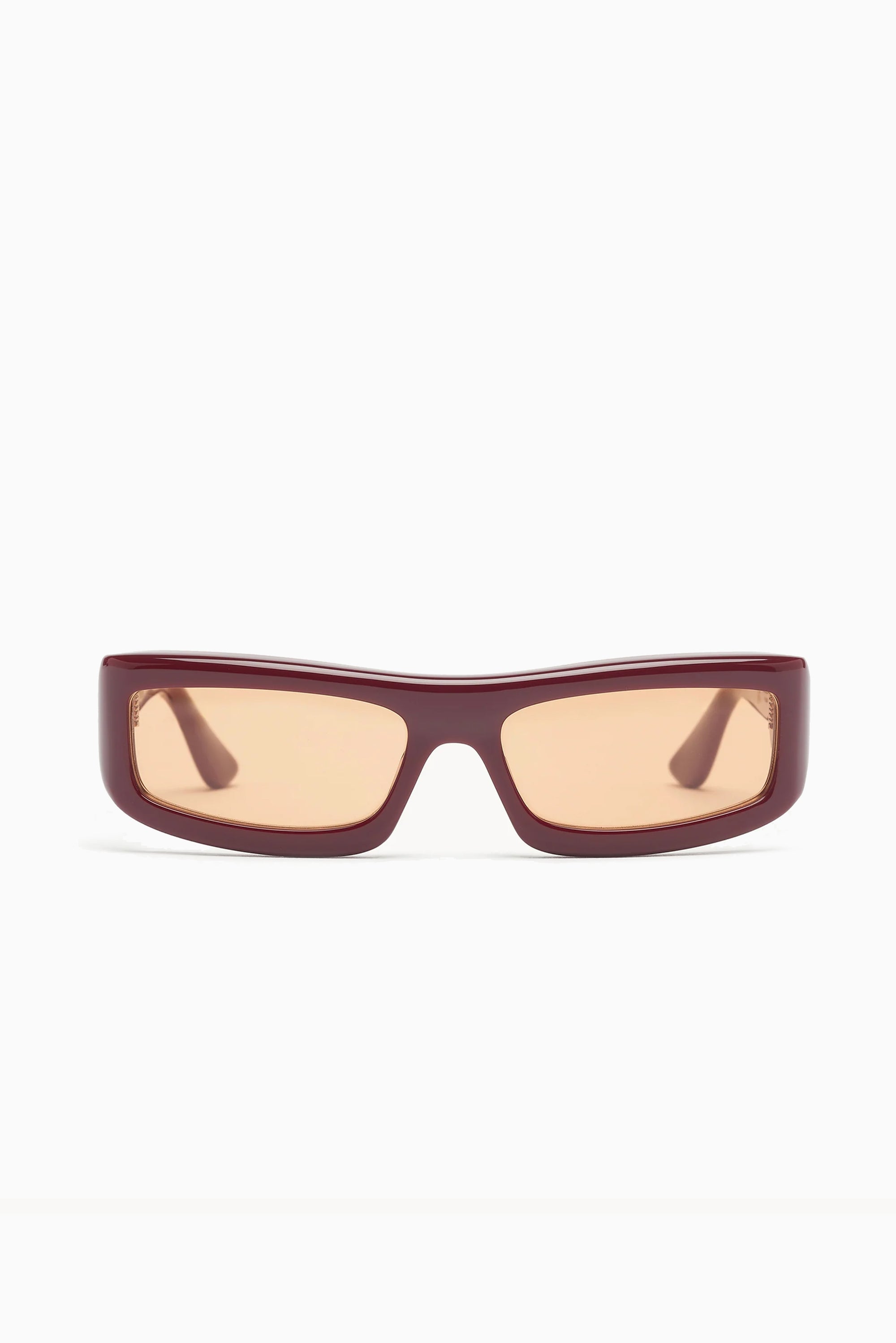PORT TANGER Daryan Sunglasses - Carmesi Acetate/Amber Lens