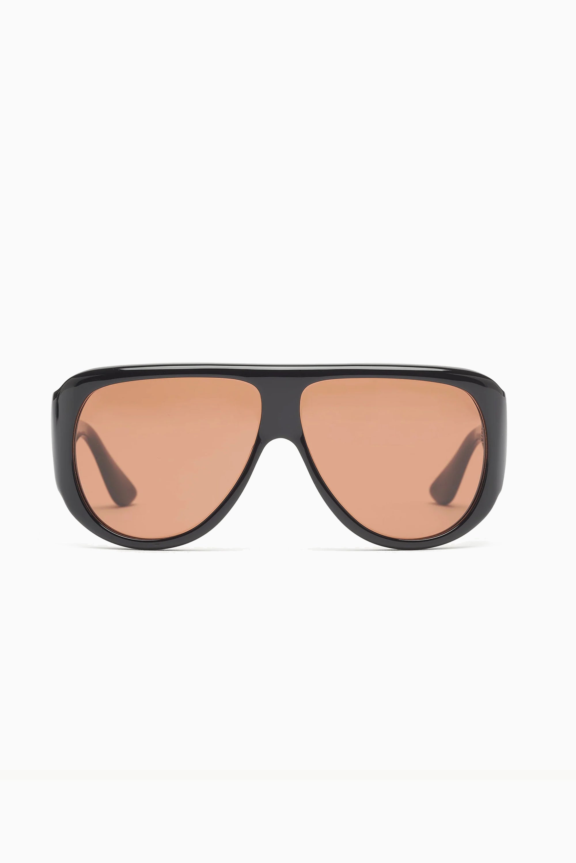 PORT TANGER Gambia Sunglasses - Black Acetate/Tobacco Lens