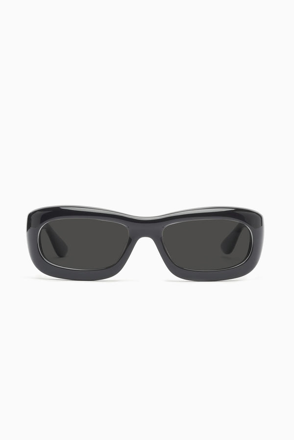 PORT TANGER Ghaib Sunglasses - Black Acetate