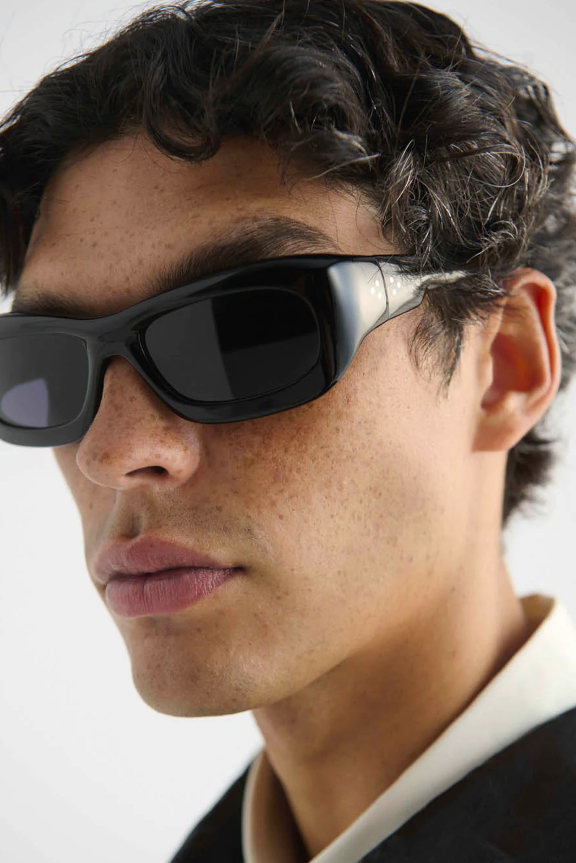 PORT TANGER Ghaib Sunglasses - Black Acetate