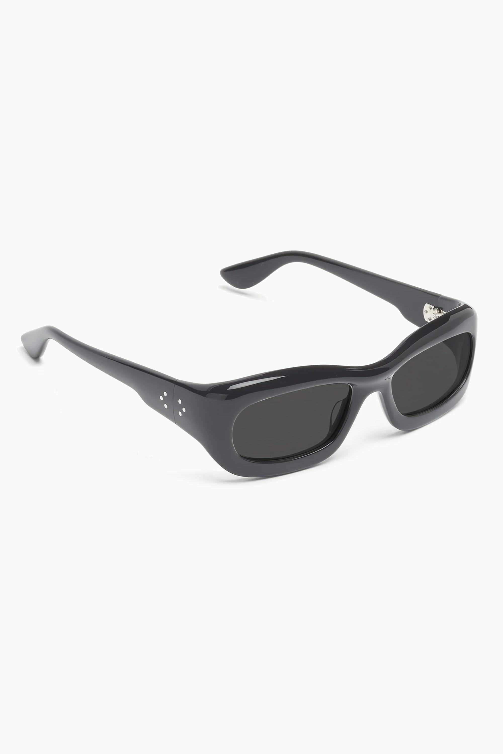 PORT TANGER Ghaib Sunglasses - Black Acetate