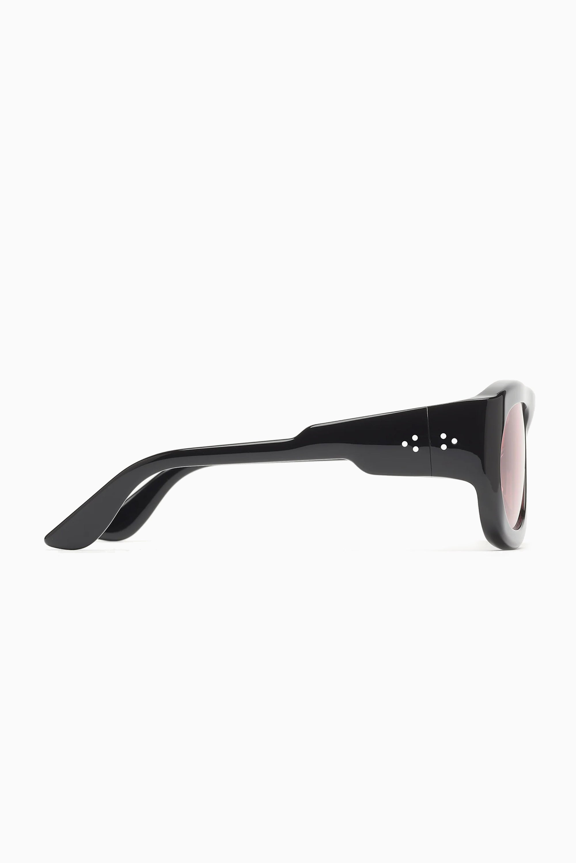PORT TANGER Zia Sunglasses - Black Acetate/Wardi Lens