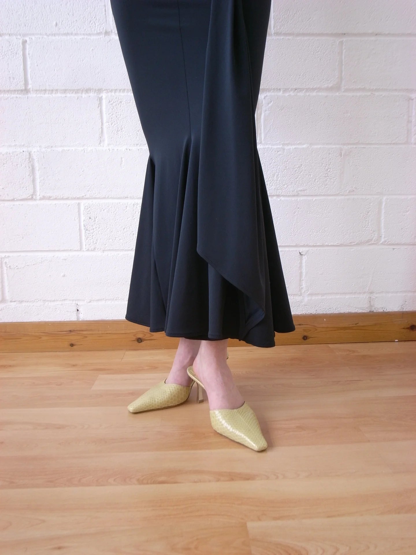 CONNER IVES Recycled Spandex Sash Belt Maxi Dress