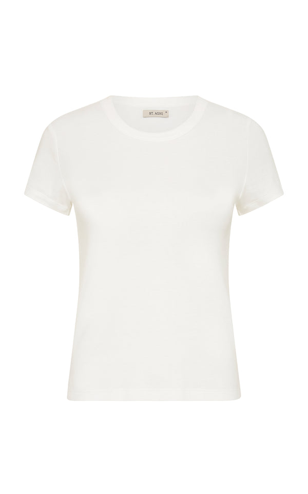 ST. AGNI Organic Cotton Baby Tee - White