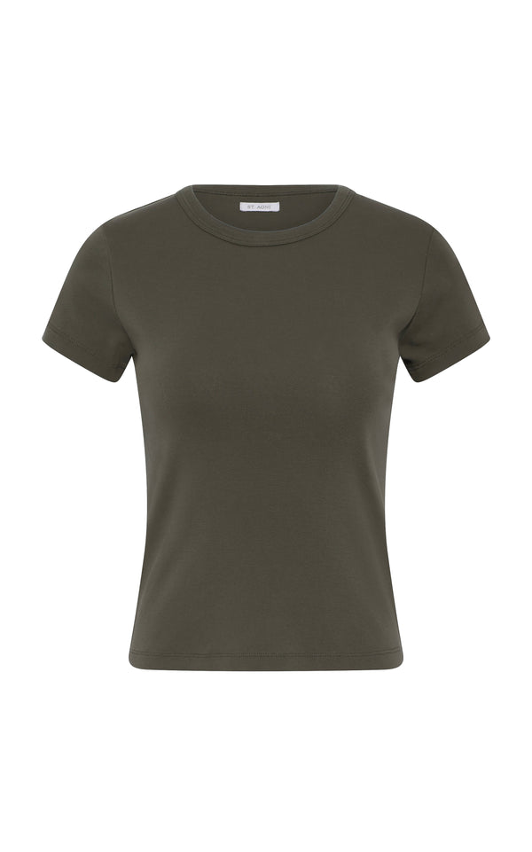 ST. AGNI Organic Cotton Baby Tee - Khaki