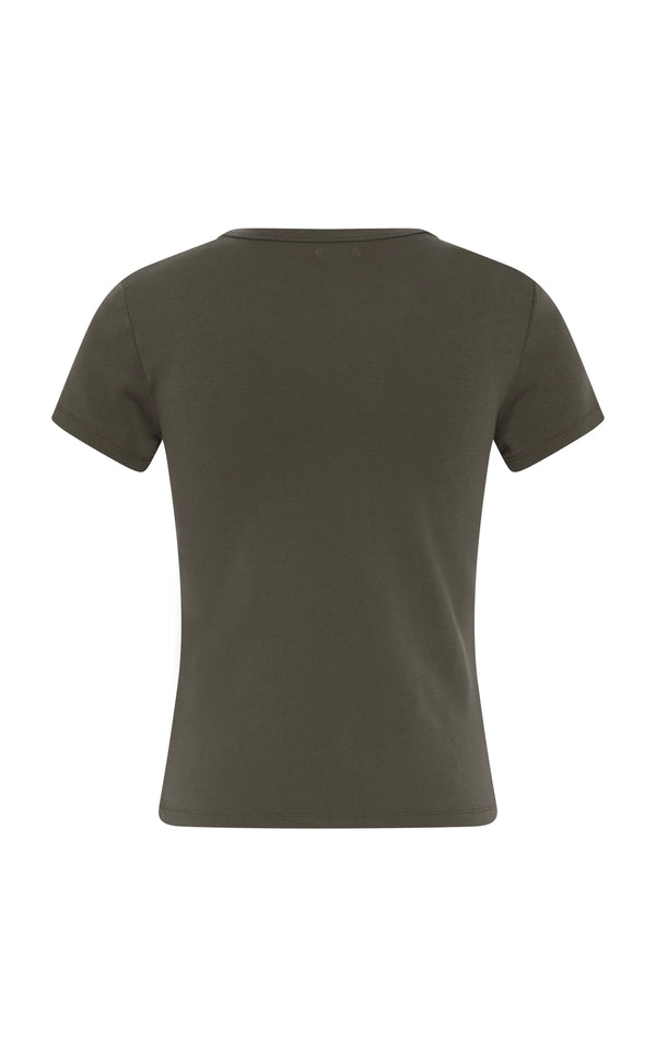 ST. AGNI Organic Cotton Baby Tee - Khaki