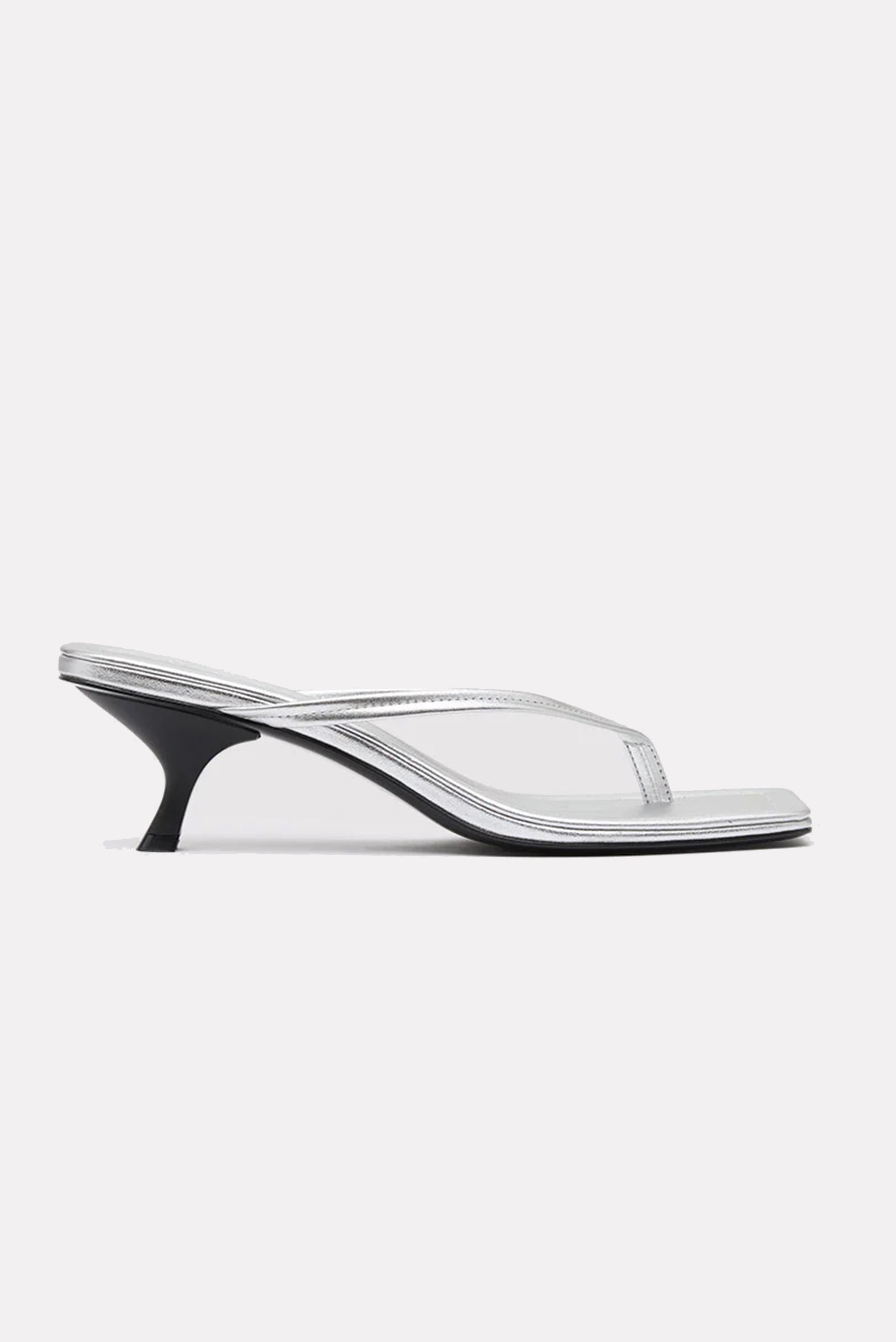 ST. Agni Thong Detail Heel - Silver