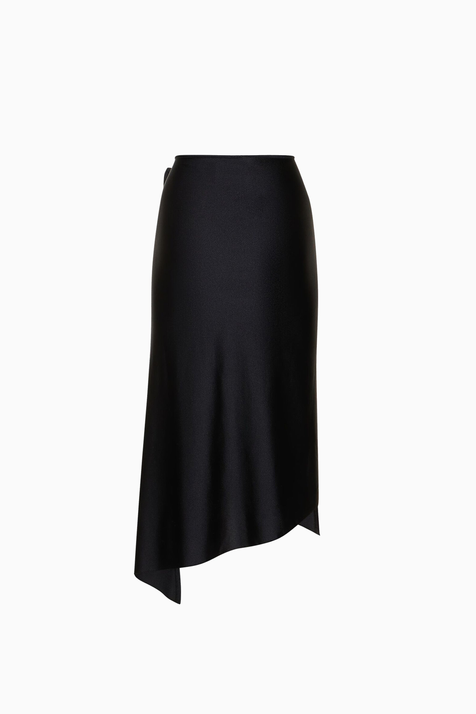 Knitted Flower Skirt - Black