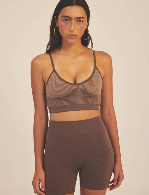 NAGNATA Classic Wool Mini Short - Mocha