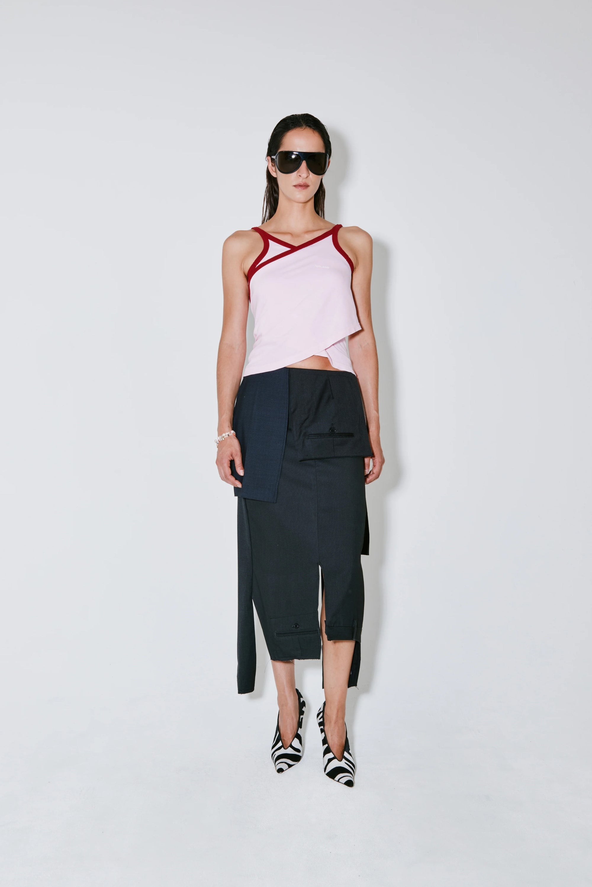 Timothee Top - Pink/Red