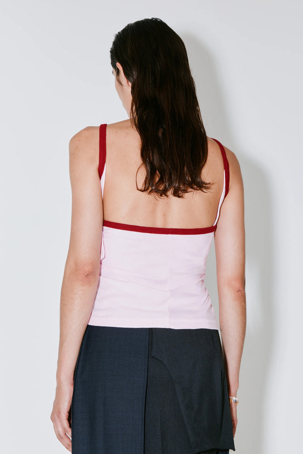 Timothee Top - Pink/Red
