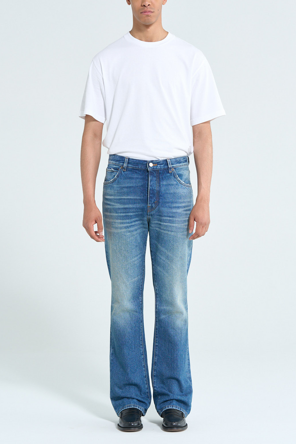 HAIKURE Fergus Jeans - Mid Blue