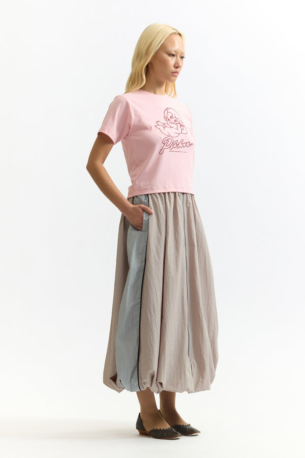 Flutes Of Pan Shrunk Tee - Pink Blush
