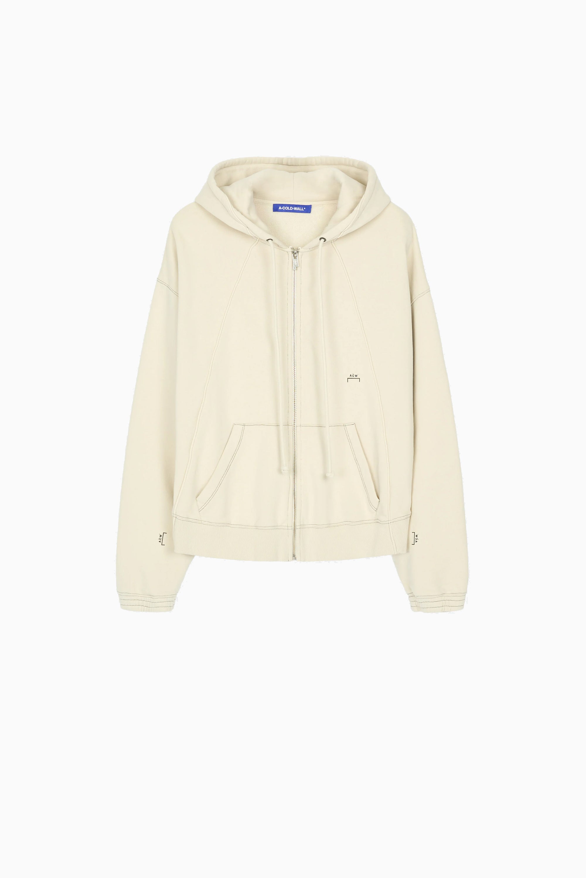 A-Cold-Wall* Millbank Zip Hoodie - Bone