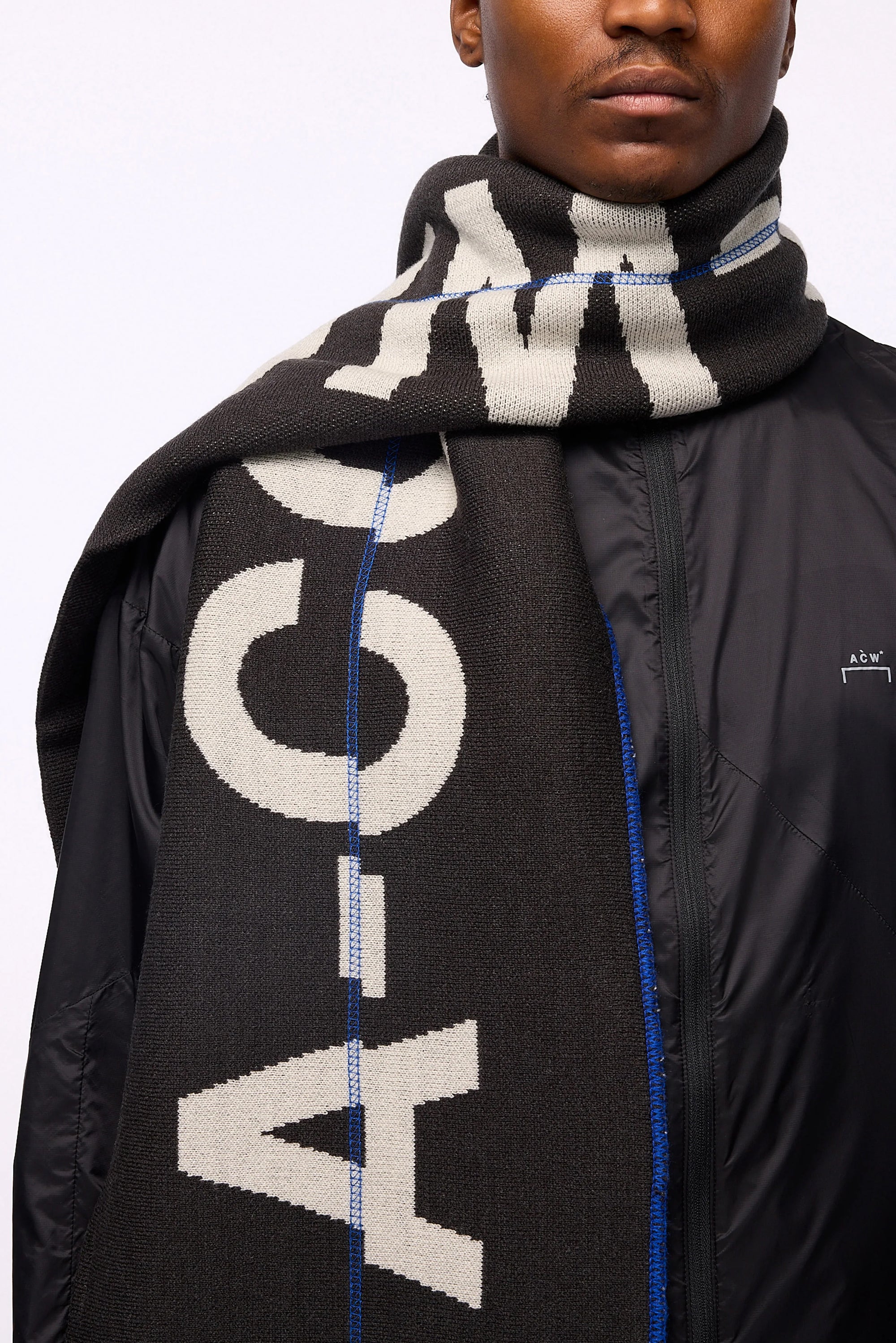 A-Cold-Wall* Typographic Scarf - Slate