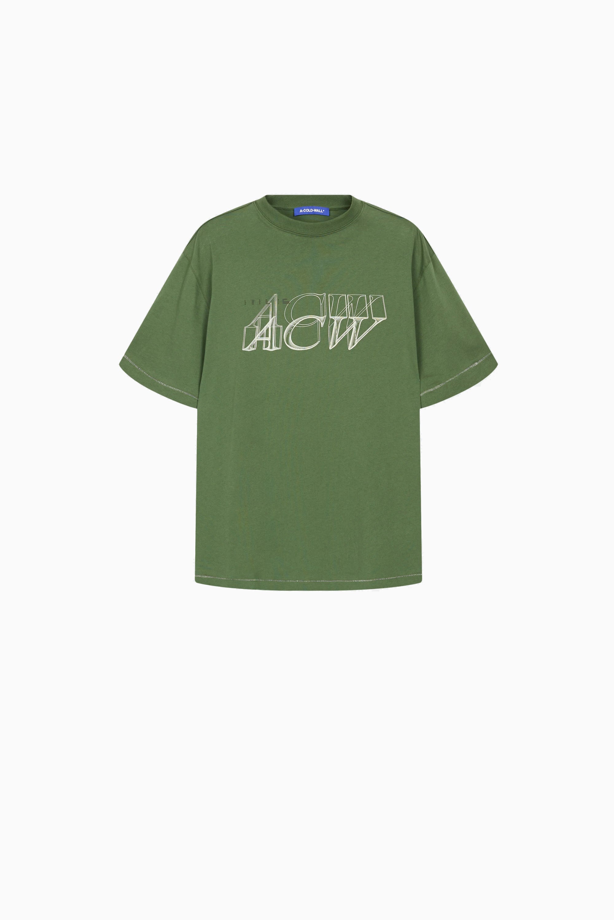A-Cold-Wall* Serif T-Shirt - Moss