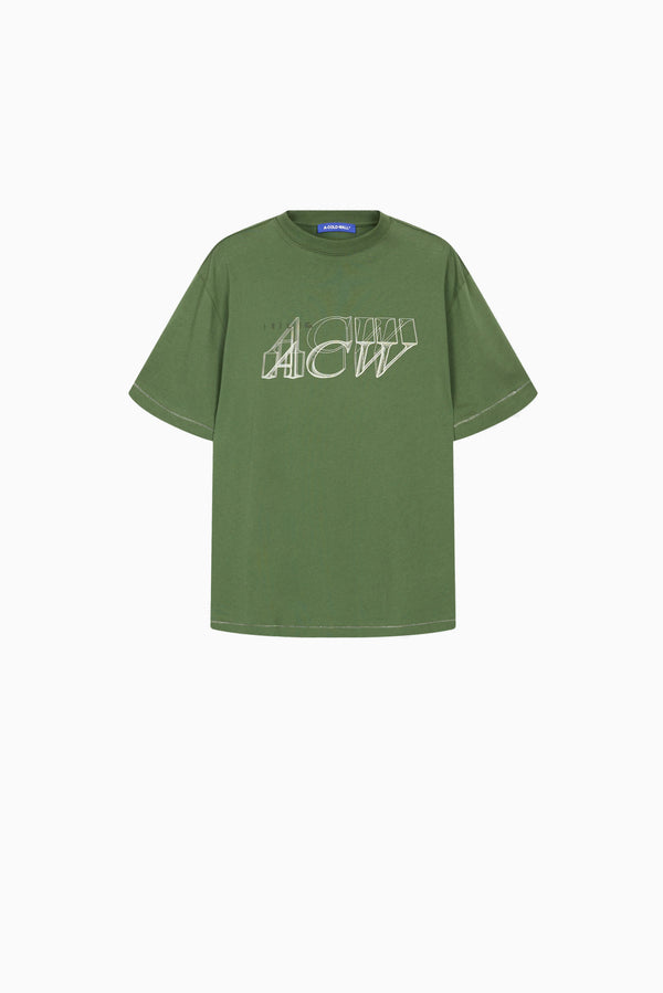 A-Cold-Wall* Serif T-Shirt - Moss