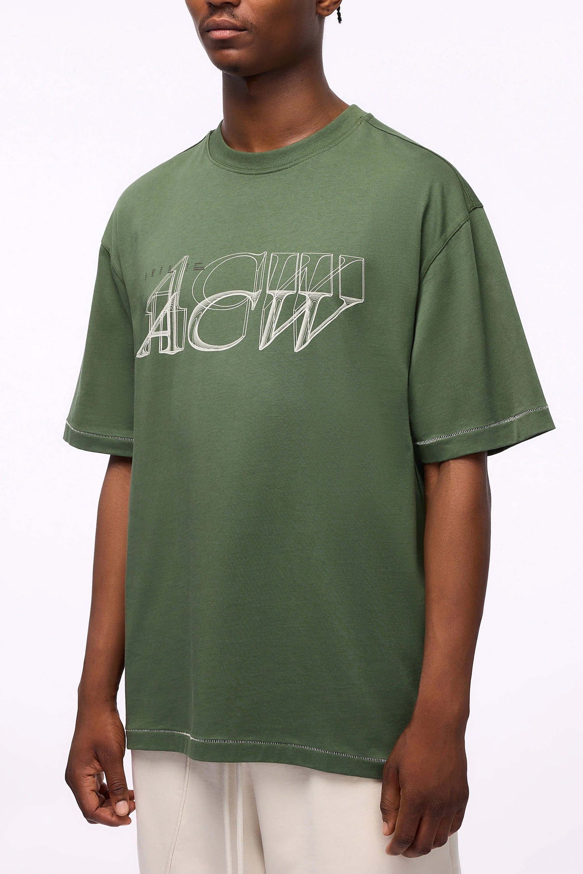 A-Cold-Wall* Serif T-Shirt - Moss