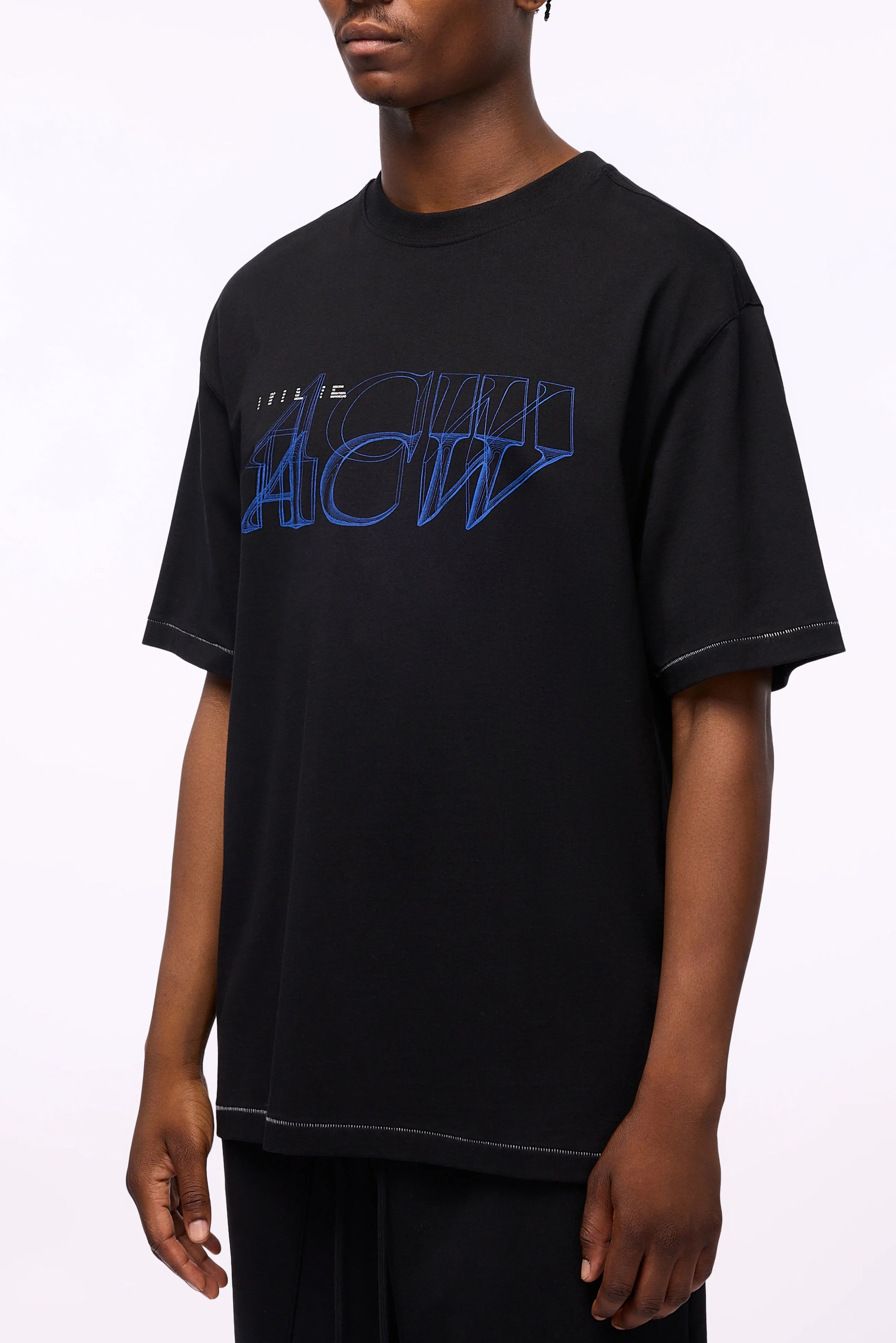 A-Cold-Wall* Serif T-Shirt - Onyx