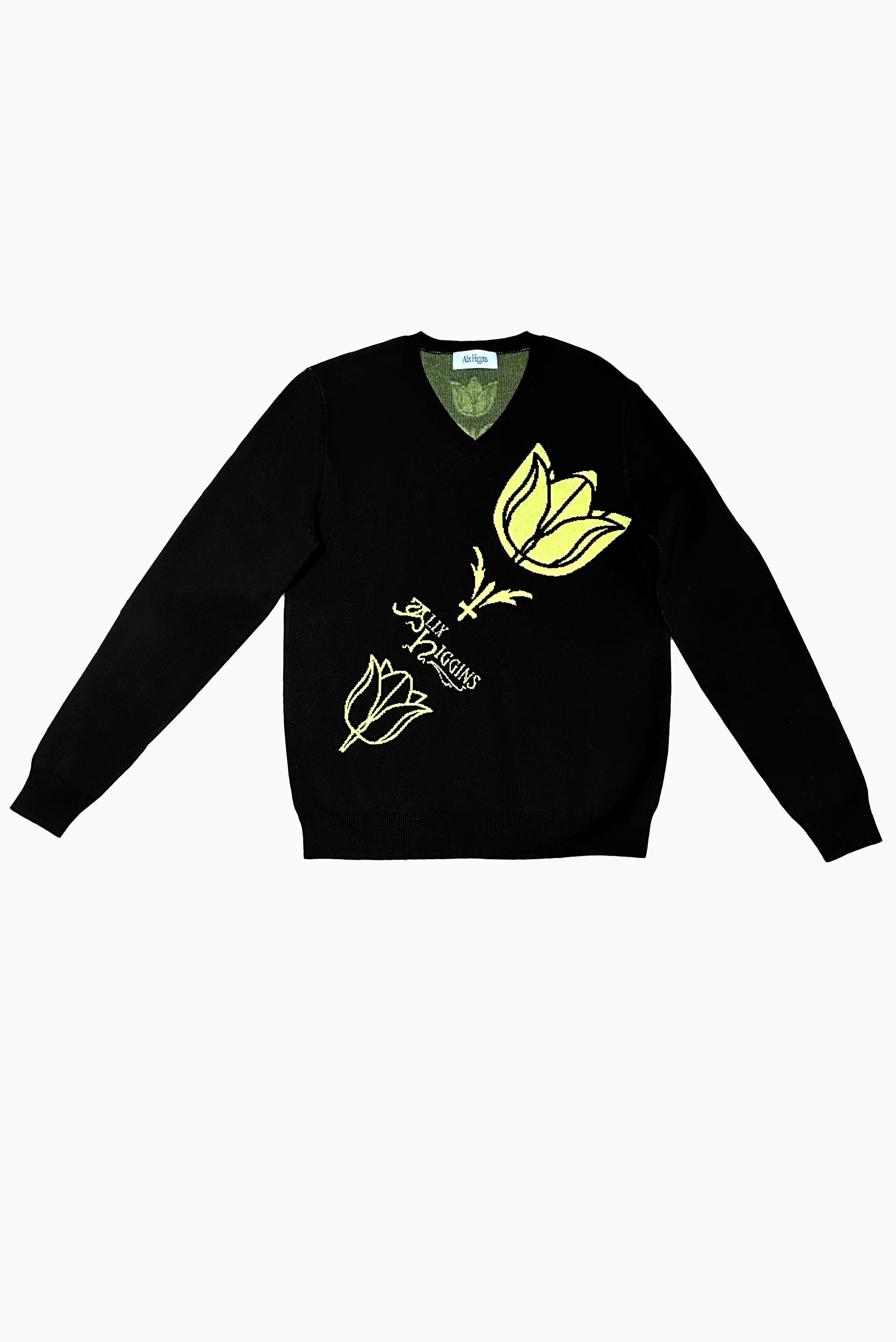 ALIX HIGGINS Sword V-Neck Sweater