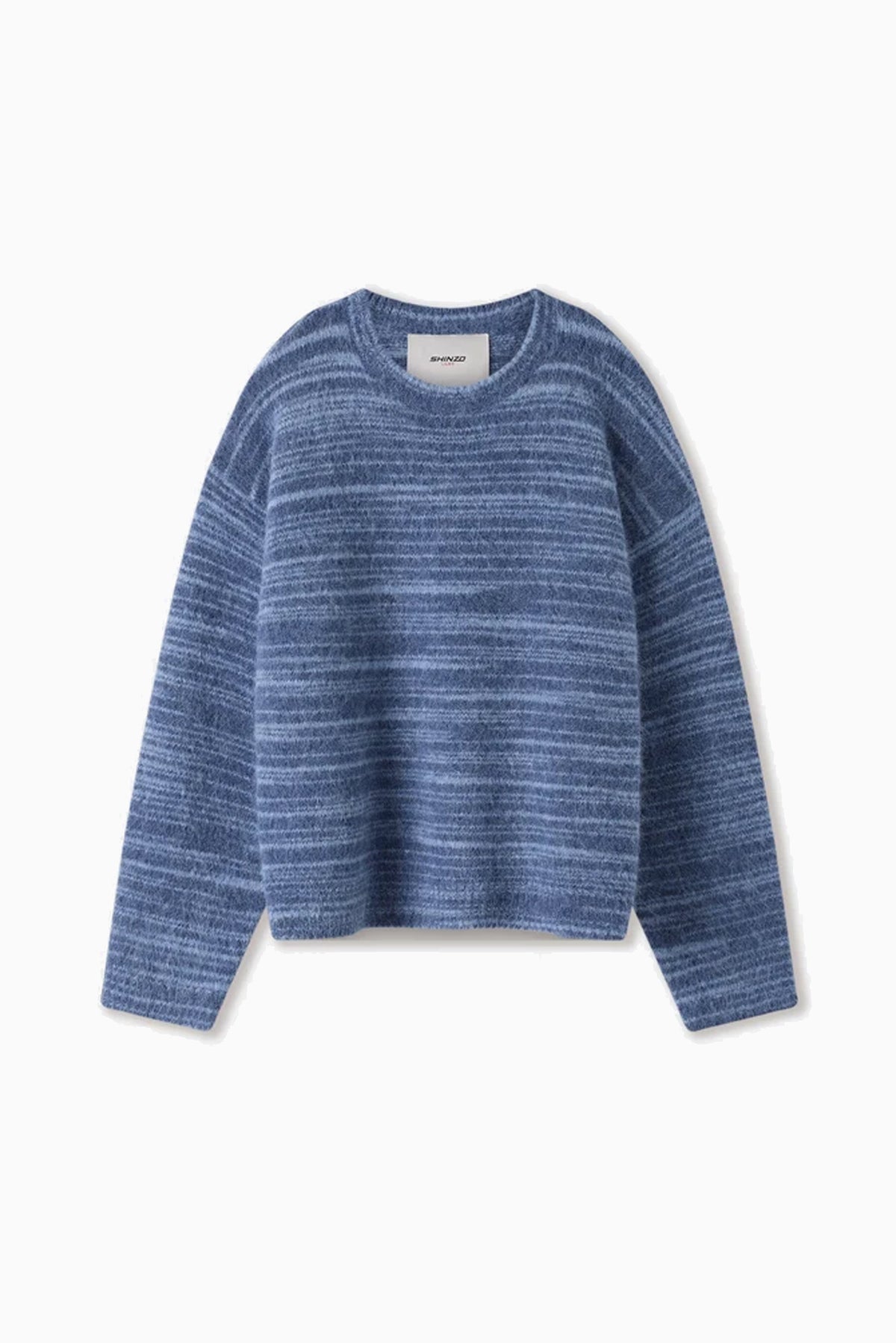 Shizouka Alpaca Knitted Sweater - Blue