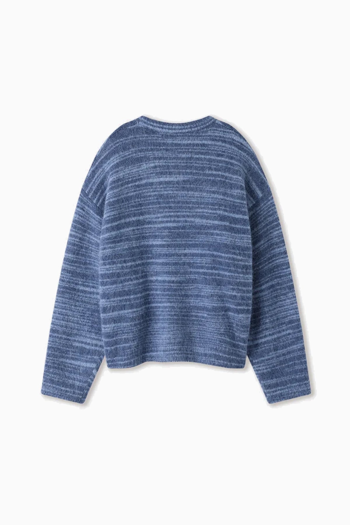 Shizouka Alpaca Knitted Sweater - Blue