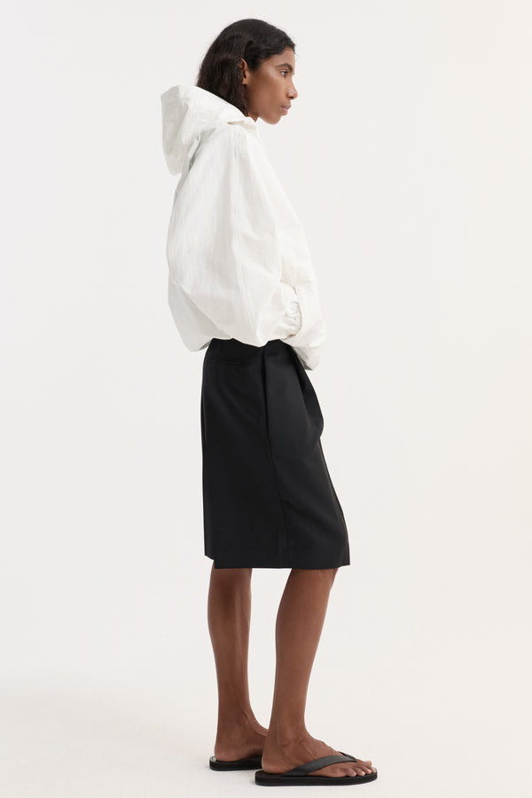 Textured Cotton-Blend Anorak - Optic White