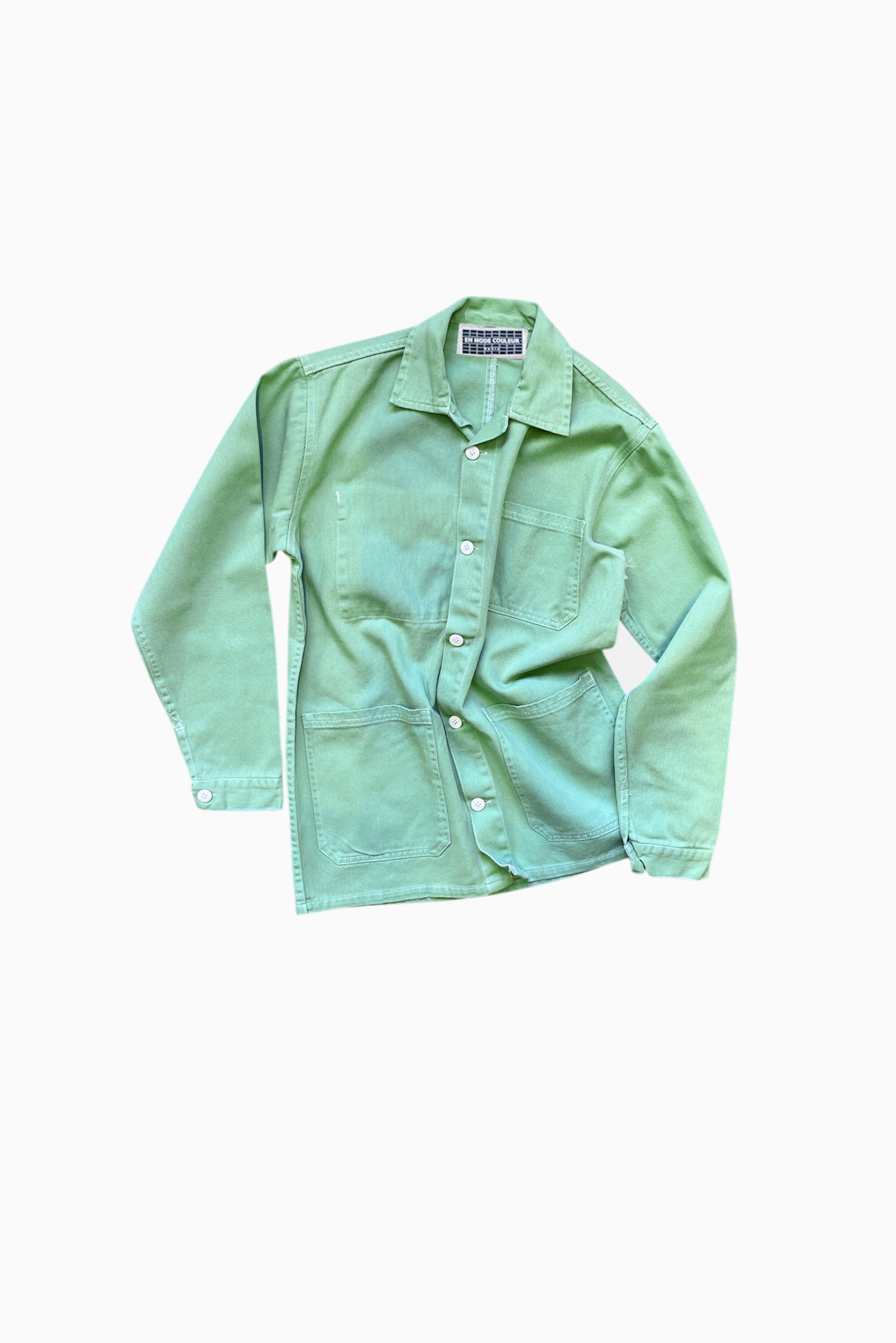 EN MODE COULEUR Chore Jacket - Arsenic