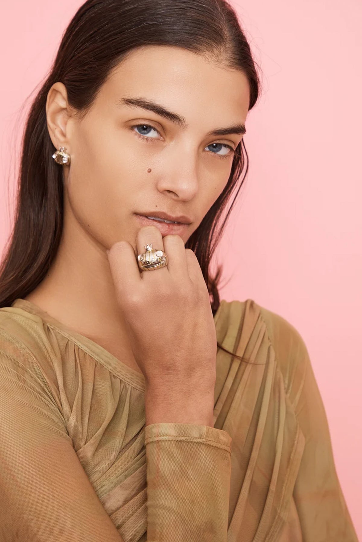 Frog Prince Ring - Gold Stripe