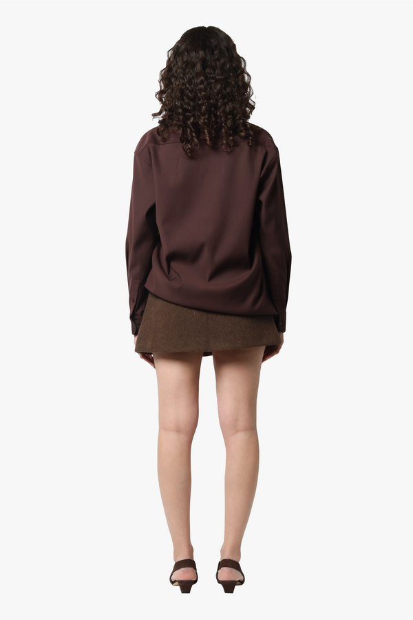 ON PARKS Lou Mini Skirt - Chocolate
