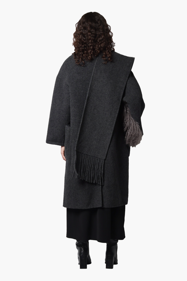 ON PARKS Camden Coat - Charcoal