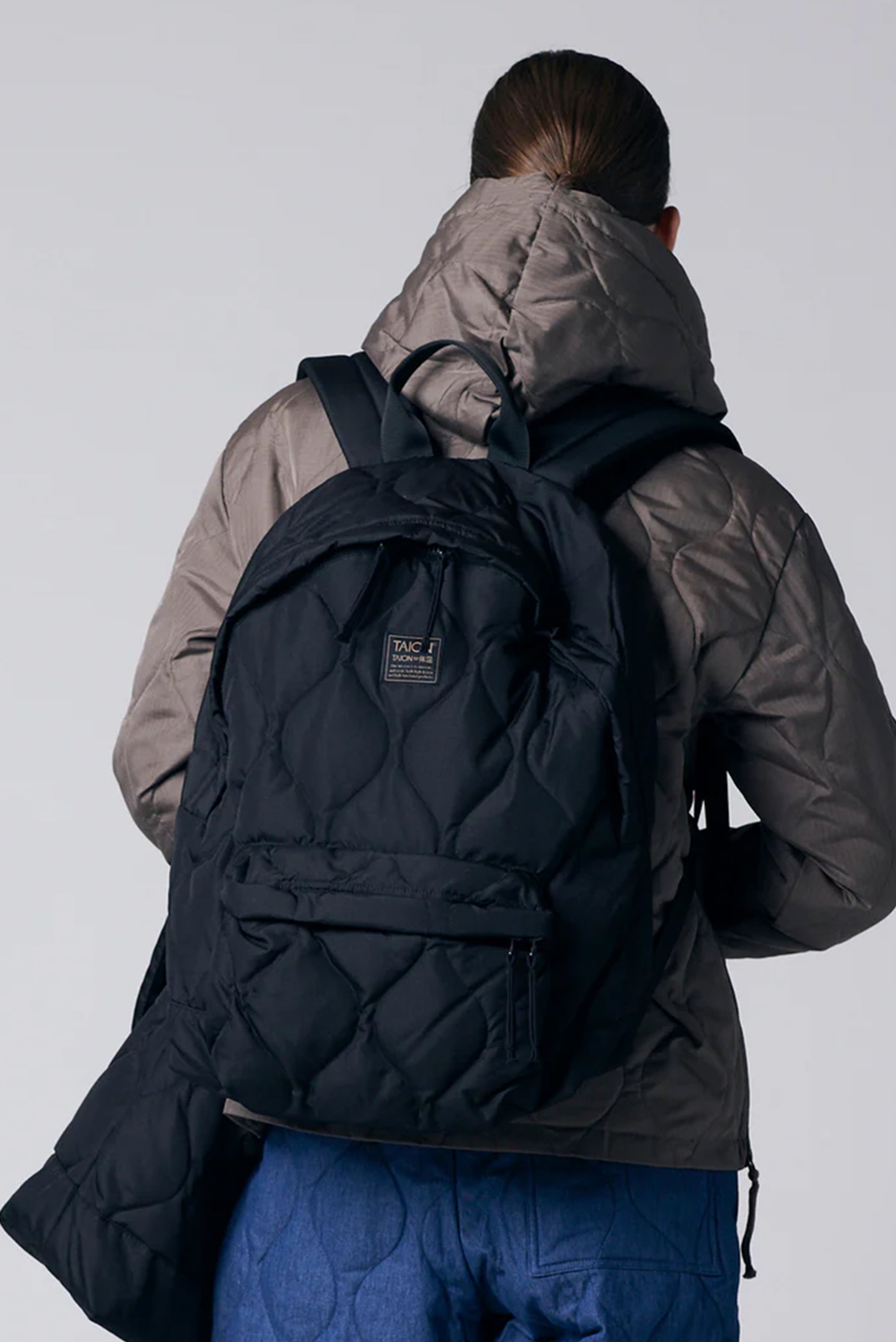 Military Down Backpack - Black