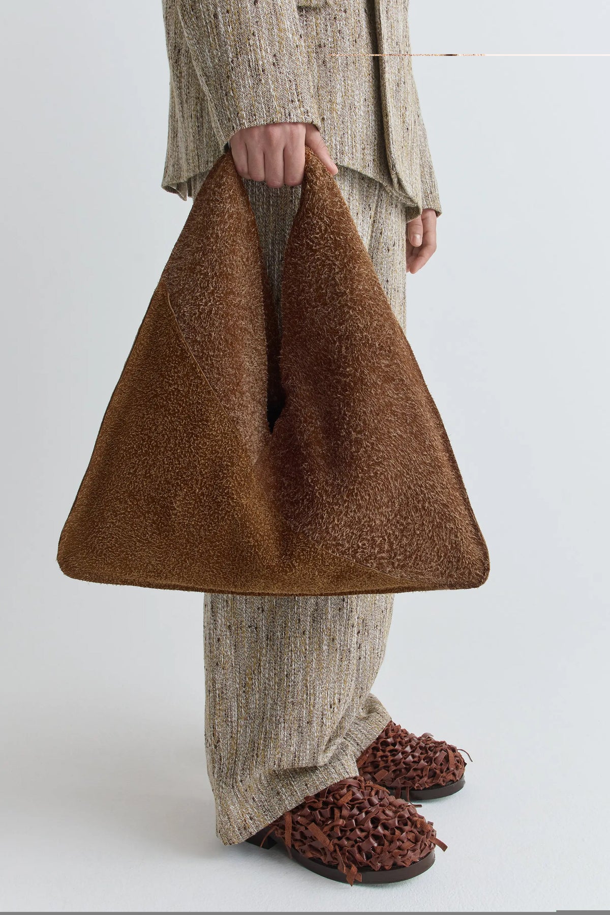 Dana Bag - Patchwork Hairy Suede