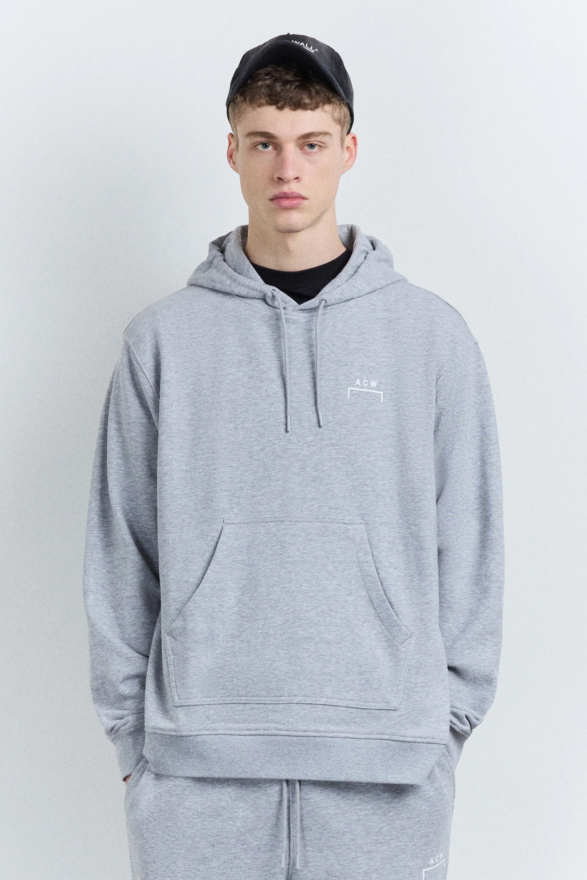 Balmore Logo Hoodie - Grey Marl