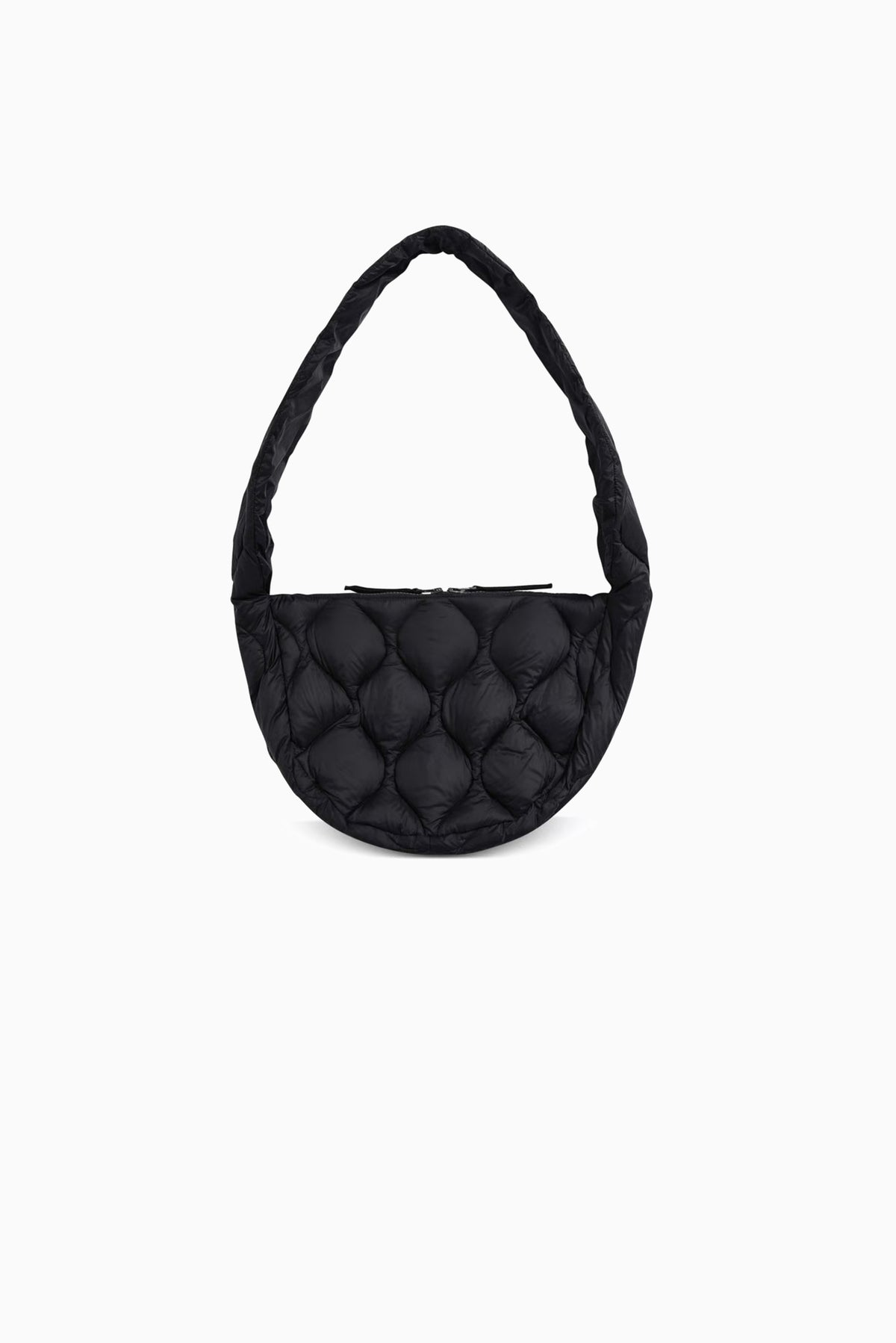 Military Banana Shoulder Down Bag M – Black