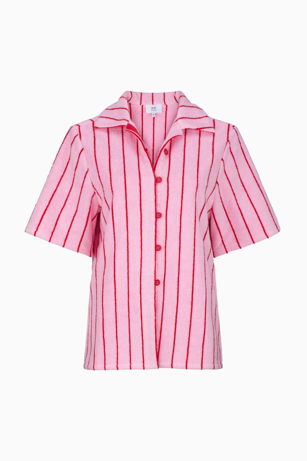 Bas Stripe Shirt - Pink and Red