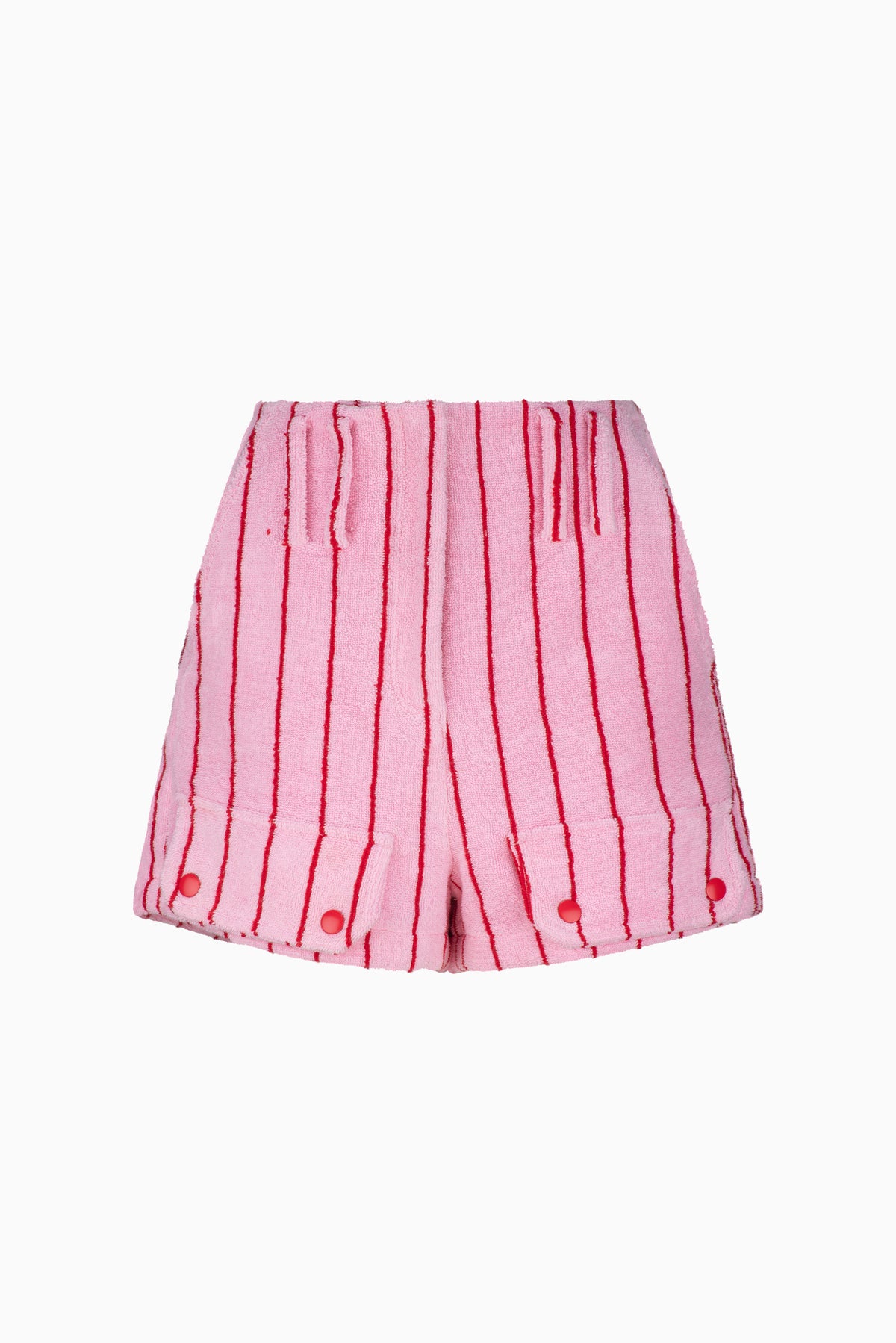 Bas Stripe Short - Pink and Red