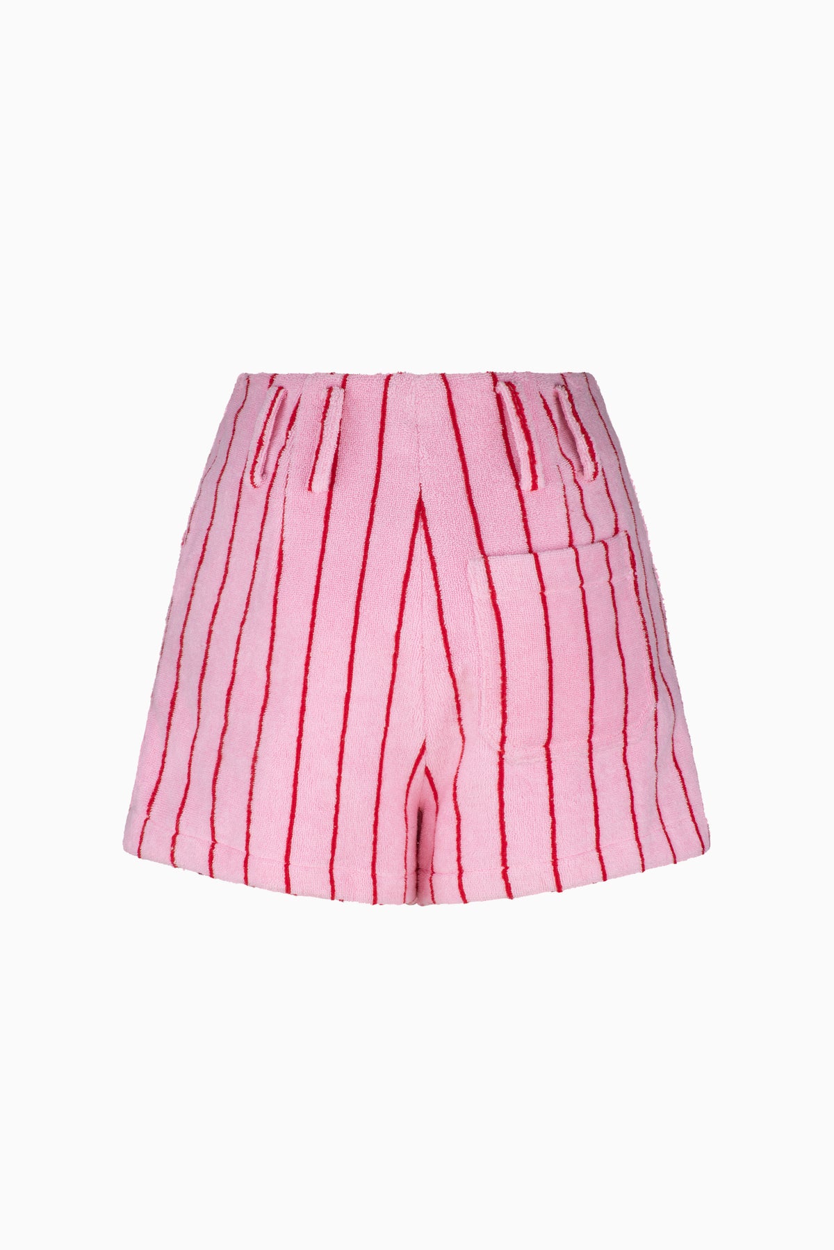 Bas Stripe Short - Pink and Red